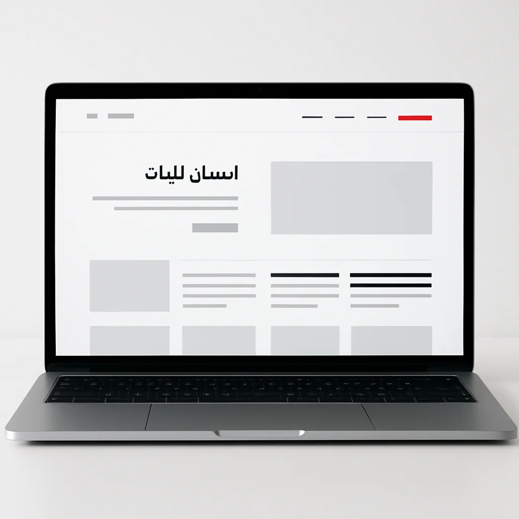موقع تعريفي من صفحة